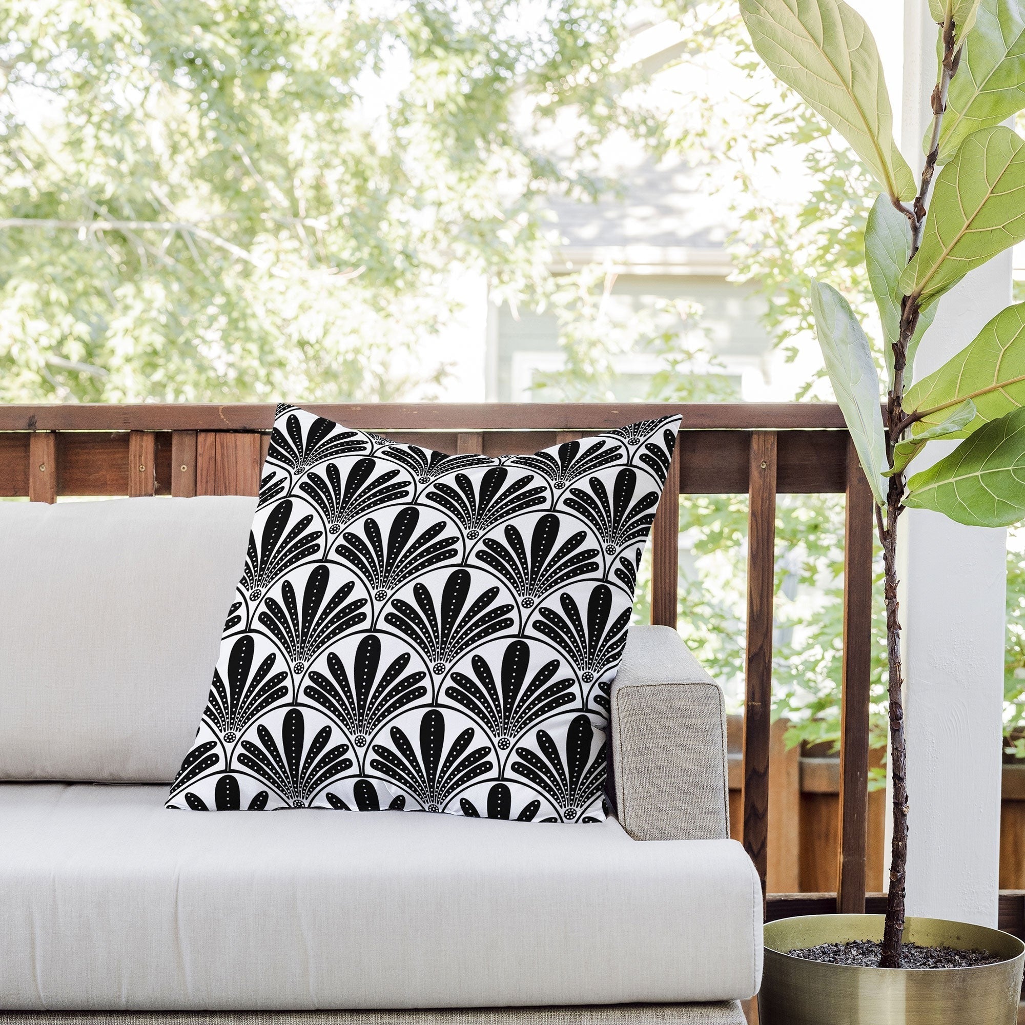 Jennifer Labre Hollywood Glam Outdoor Throw Pillow