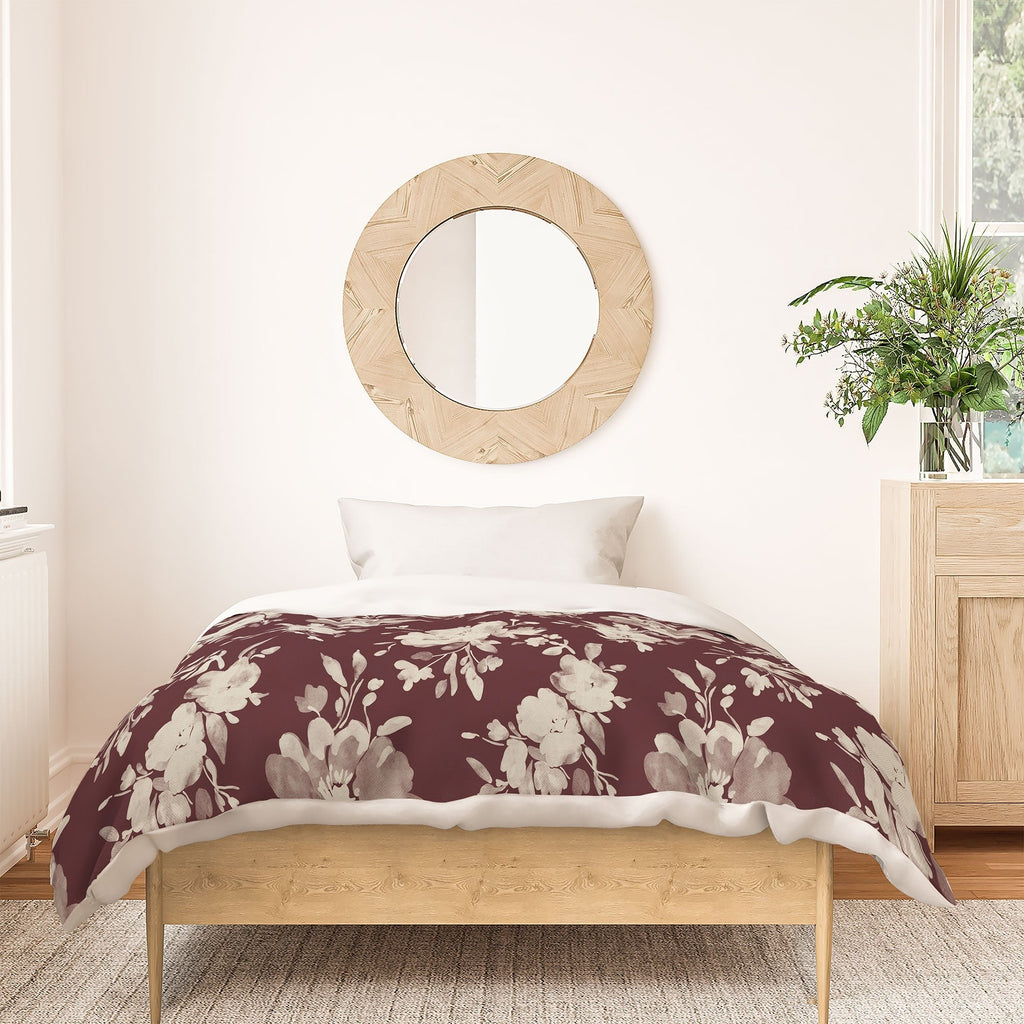 Marta Barragan Camarasa Antique Petal Romance Duvet Cover