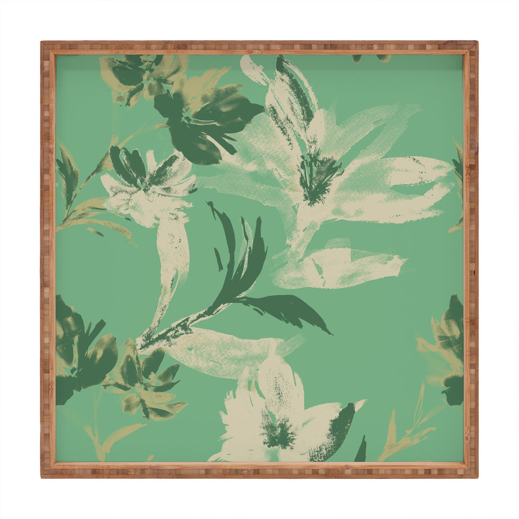 Gabriela Fuente Emma Green Square Tray