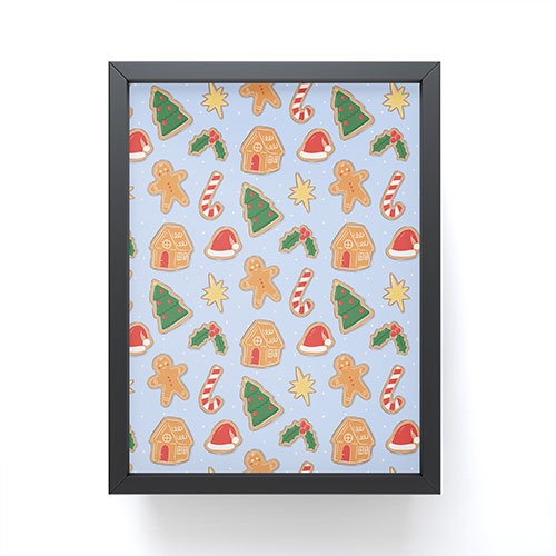 Love_Ryming Christmas Cookies Framed Mini Art Print
