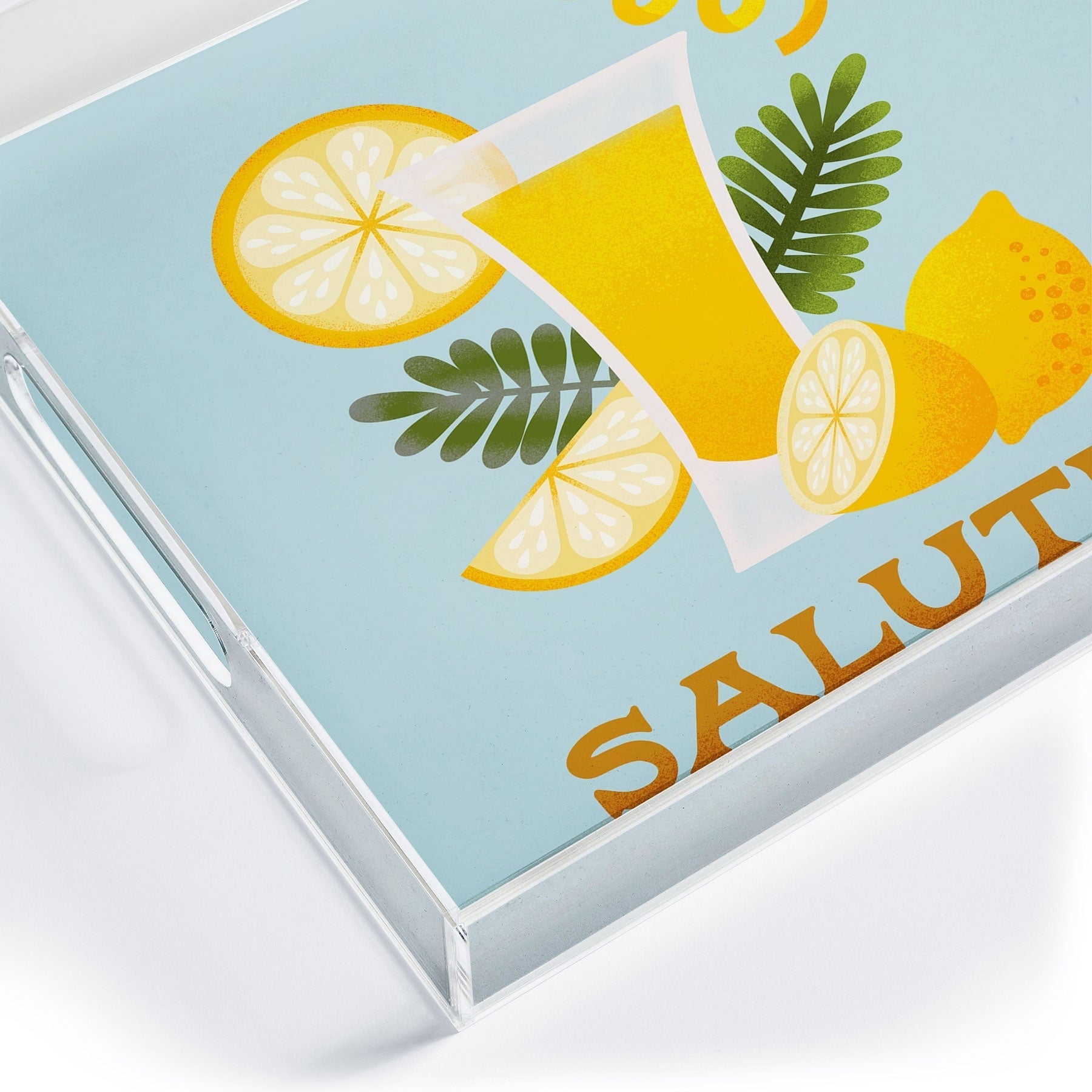 Jessica Molina Limoncello Cocktail Acrylic Tray