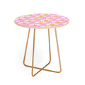 Jennifer Labre Pink Palmetto Round Side Table