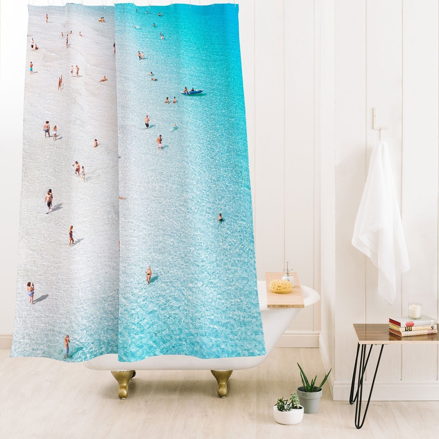 Gal Design Beach Daydream Shower Curtain