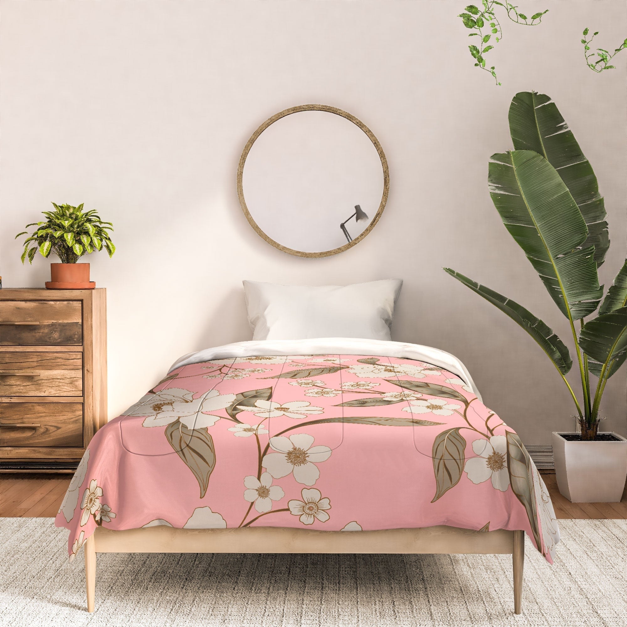 Gabriela Fuente Roberta in Pink Comforter