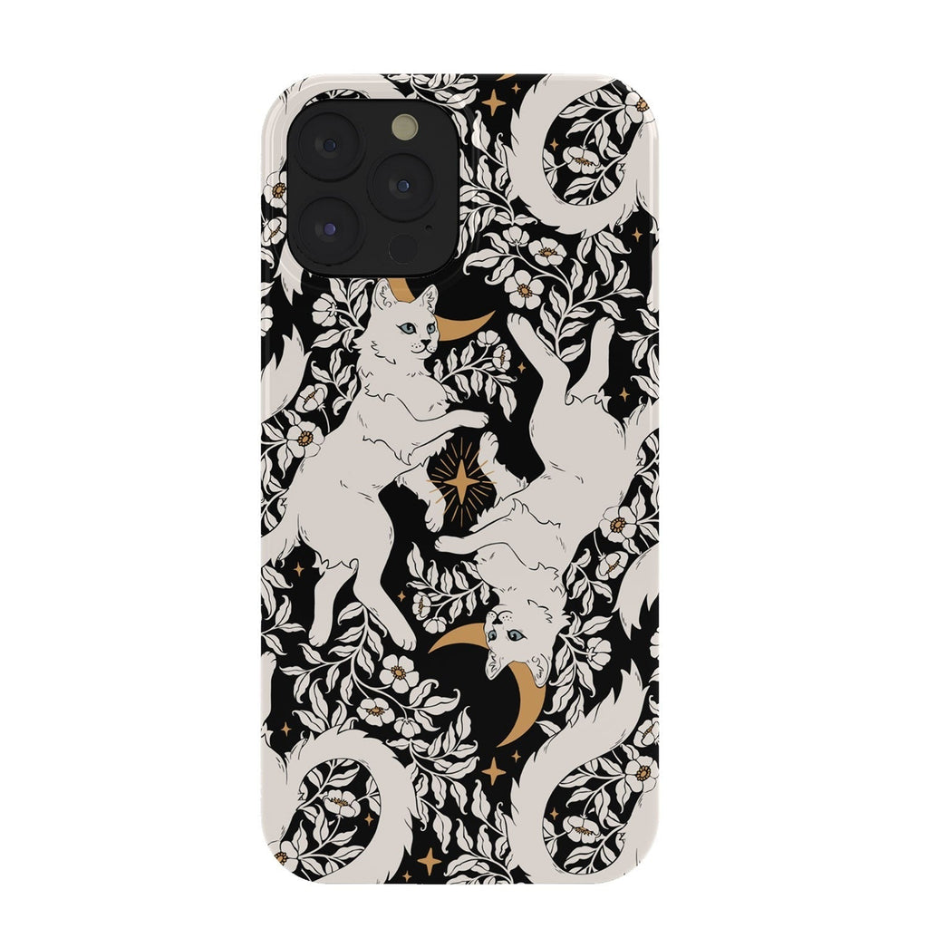 Avenie Celestial Cats Gold Phone Case