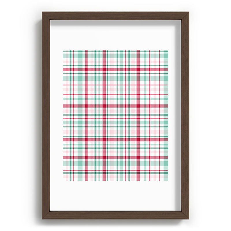 Lisa Argyropoulos Merry Vintage Plaid Recessed Framing Rectangle