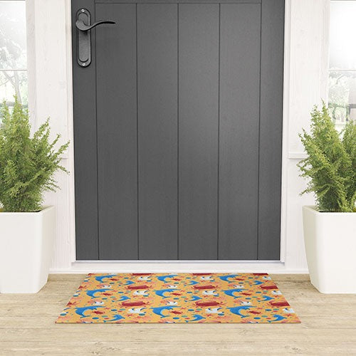 Seta Zakian Sailing Sealife yellow Welcome Mat