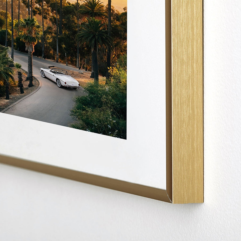 Gal Design Sunset Blvd Metal Framed Art Print