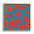 Garima Dhawan oxalis 1 Square Metal Framed Art Print