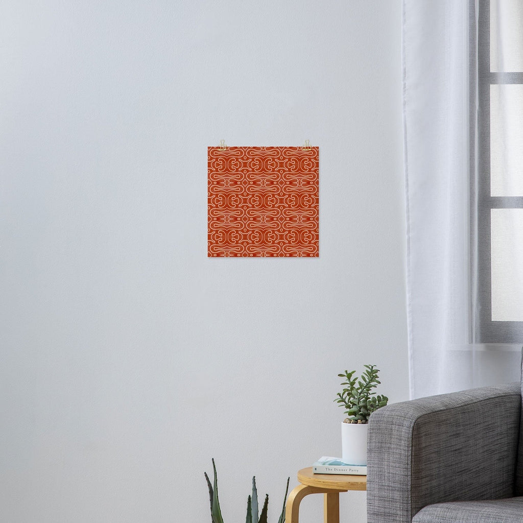 Mirimo Venexiana Burnt Orange Art Print