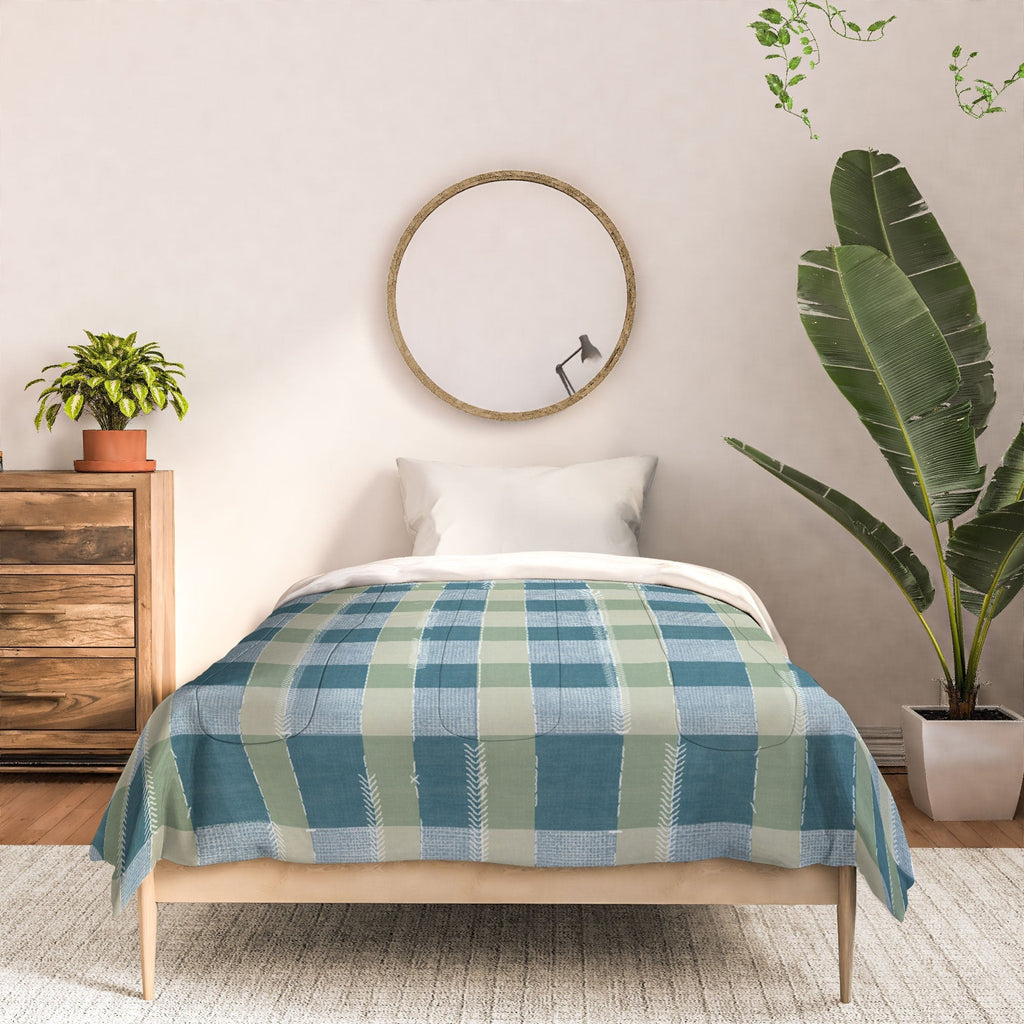 Marta Barragan Camarasa Country Style Checks Comforter