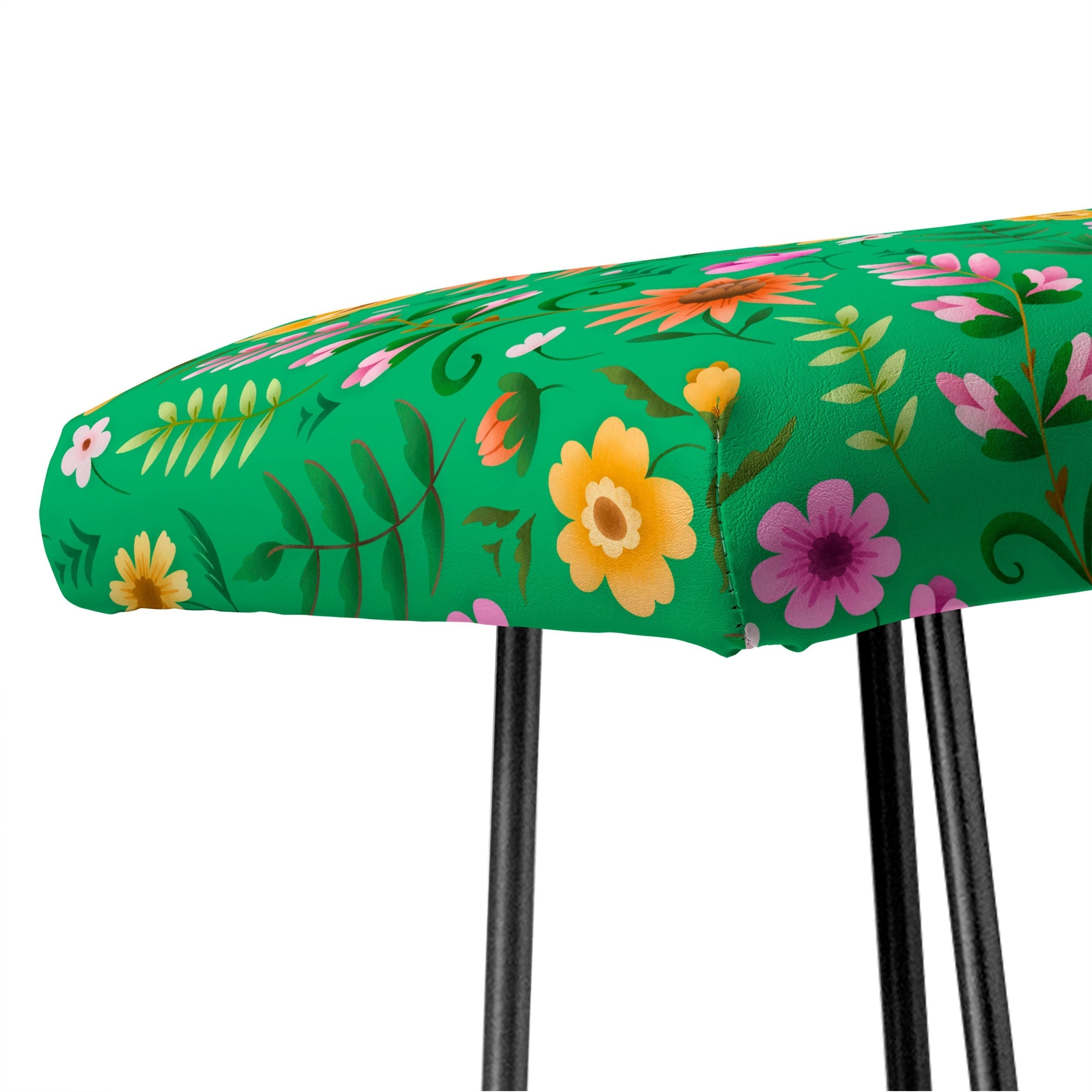 Pimlada Phuapradit Ditsy Spring Floral Green Bench