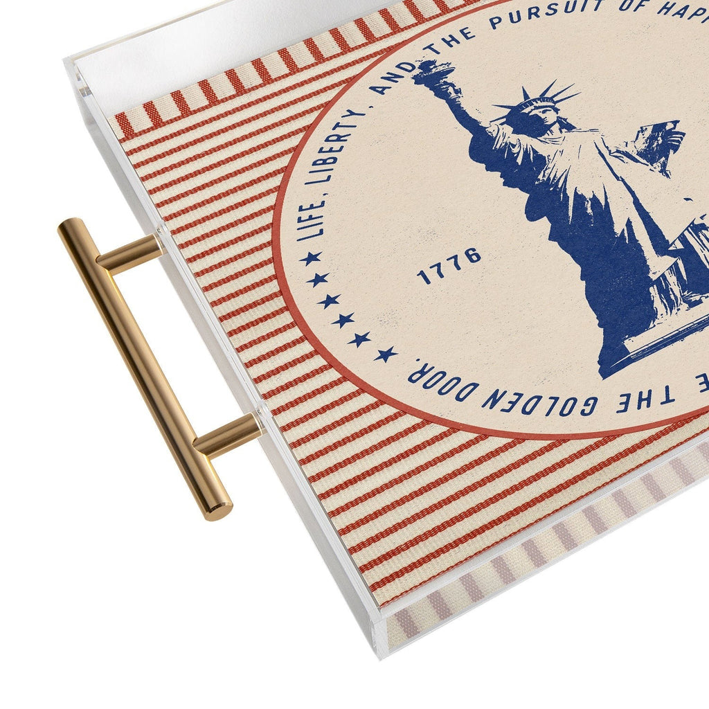 DENY Designs Life Liberty Acrylic Tray