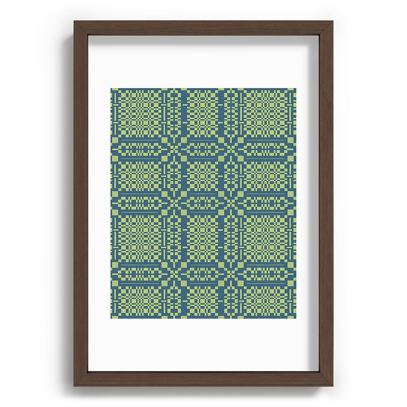 Marta Barragan Camarasa Nostalgic Grid Design Recessed Framing Rectangle