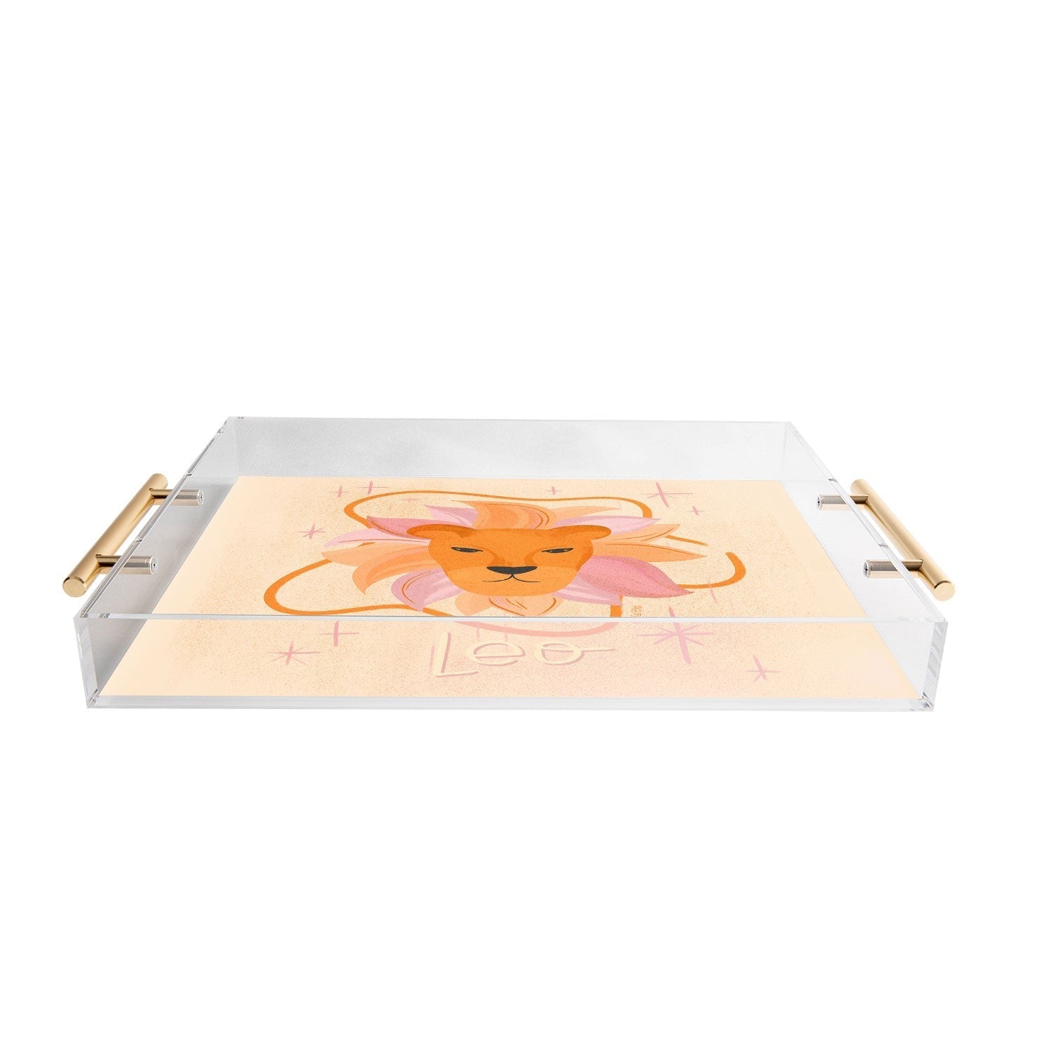 Little Om Zodiac Signs Leo Acrylic Tray