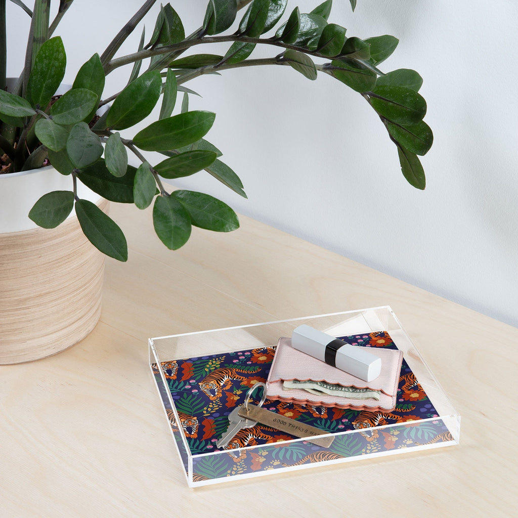Design by Spark Tiger of the Glorious Jungle Acrylic Tray