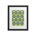 Marta Barragan Camarasa Stylish Retro Circle Framed Art Print