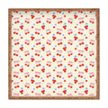 Design by Spark Cherries And Ribbons Square Tray