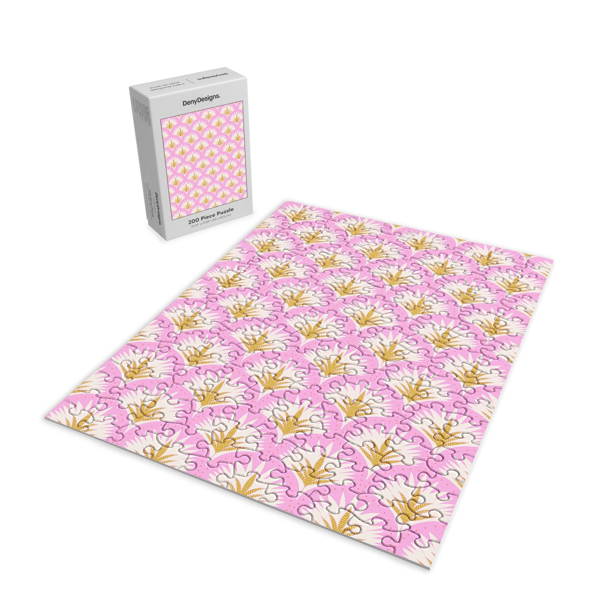 Jennifer Labre Pink Palmetto Puzzle