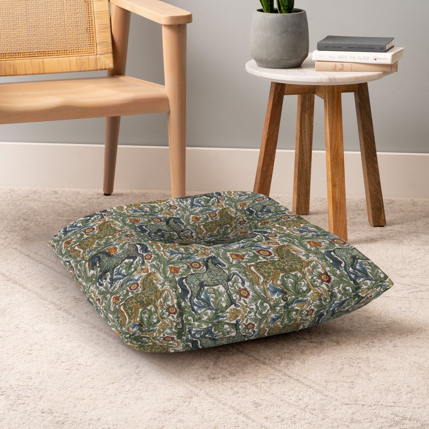 Marta Barragan Camarasa Renaissance Horse Garden Floor Pillow Square
