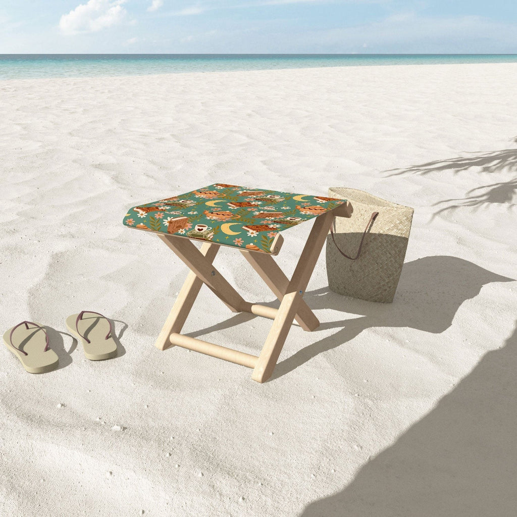 Avenie Moonlit Reading Nook I Folding Stool