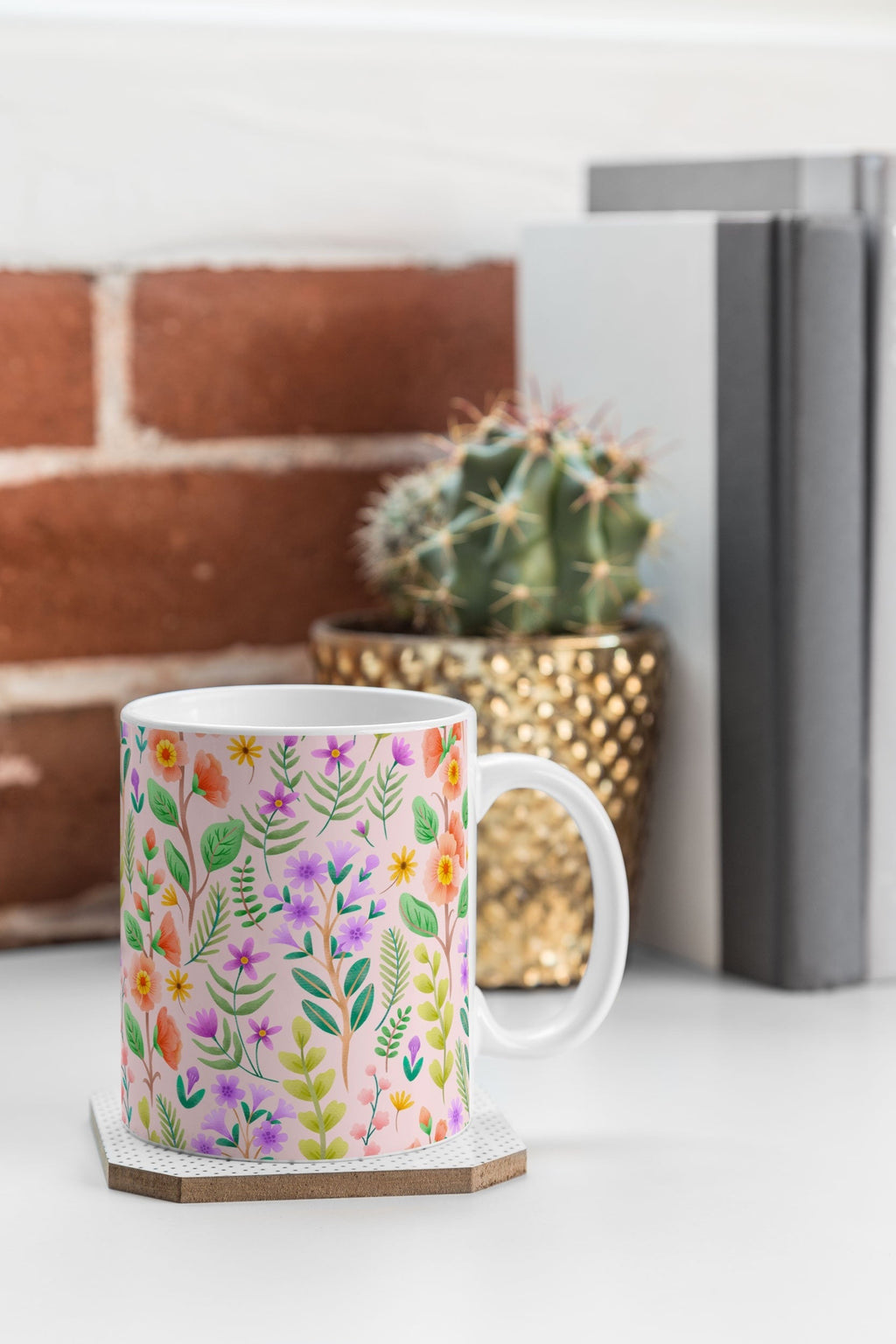 Pimlada Phuapradit Ditsy Spring Floral Coffee Mug