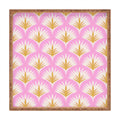 Jennifer Labre Pink Palmetto Square Tray