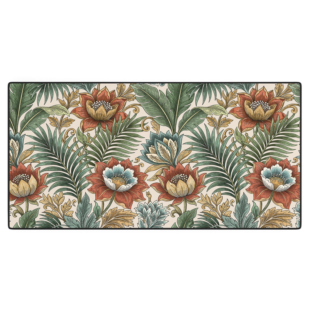 Marta Barragan Camarasa Retro Jungle Garden Desk Mat