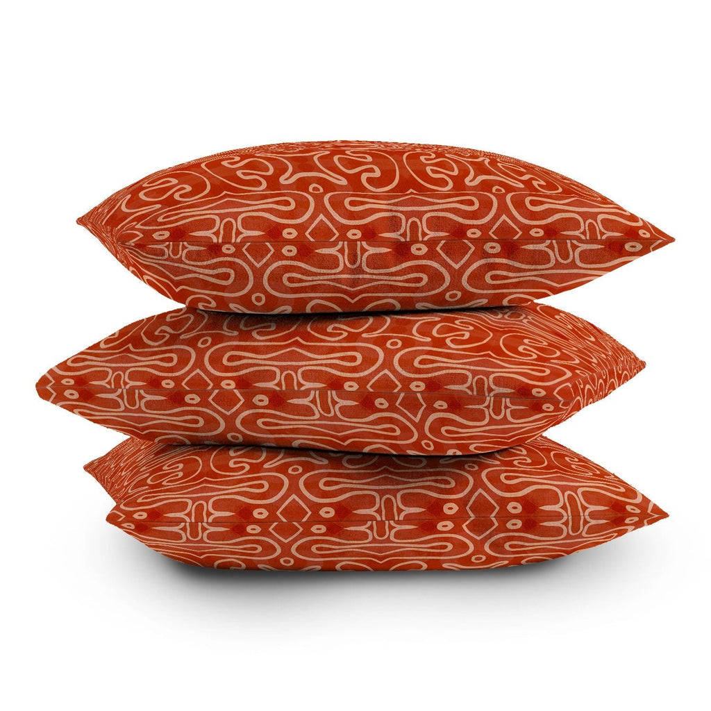 Mirimo Venexiana Burnt Orange Outdoor Throw Pillow