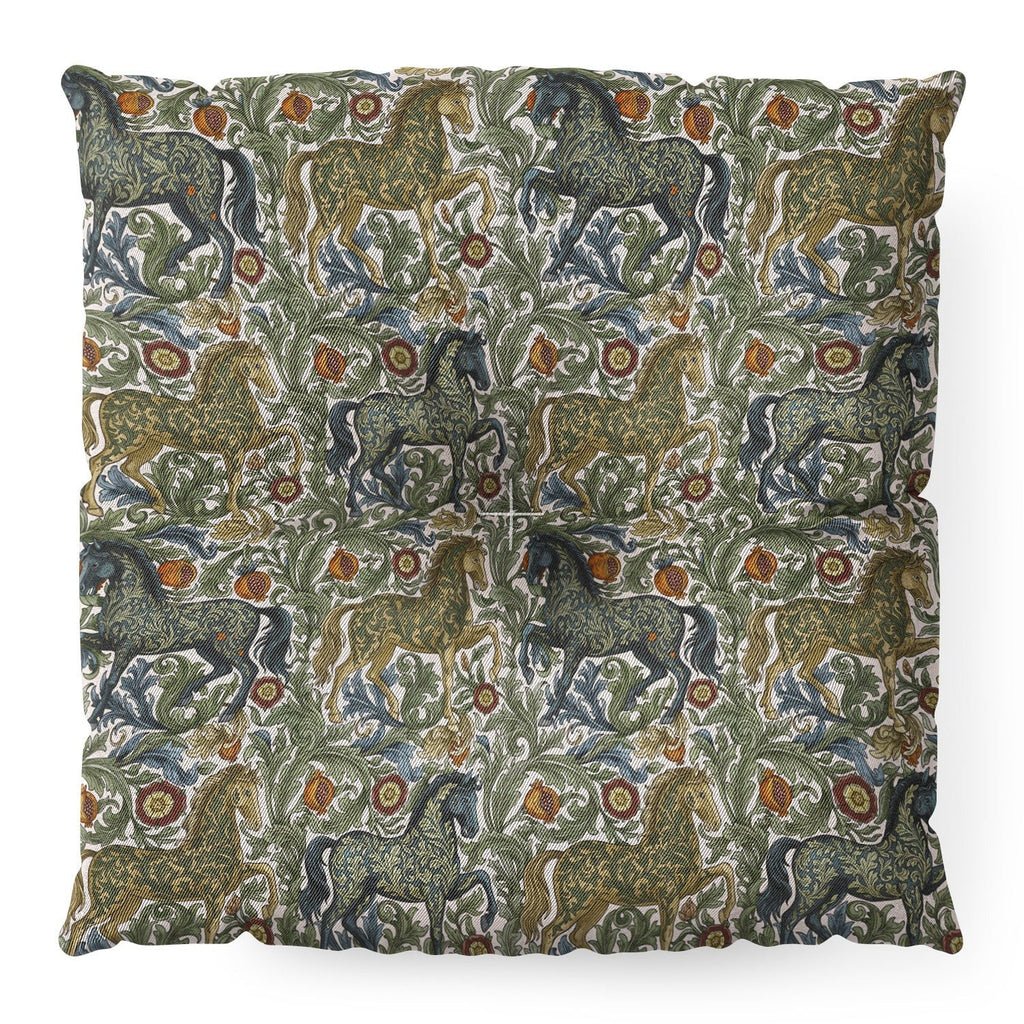 Marta Barragan Camarasa Renaissance Horse Garden Floor Pillow Square