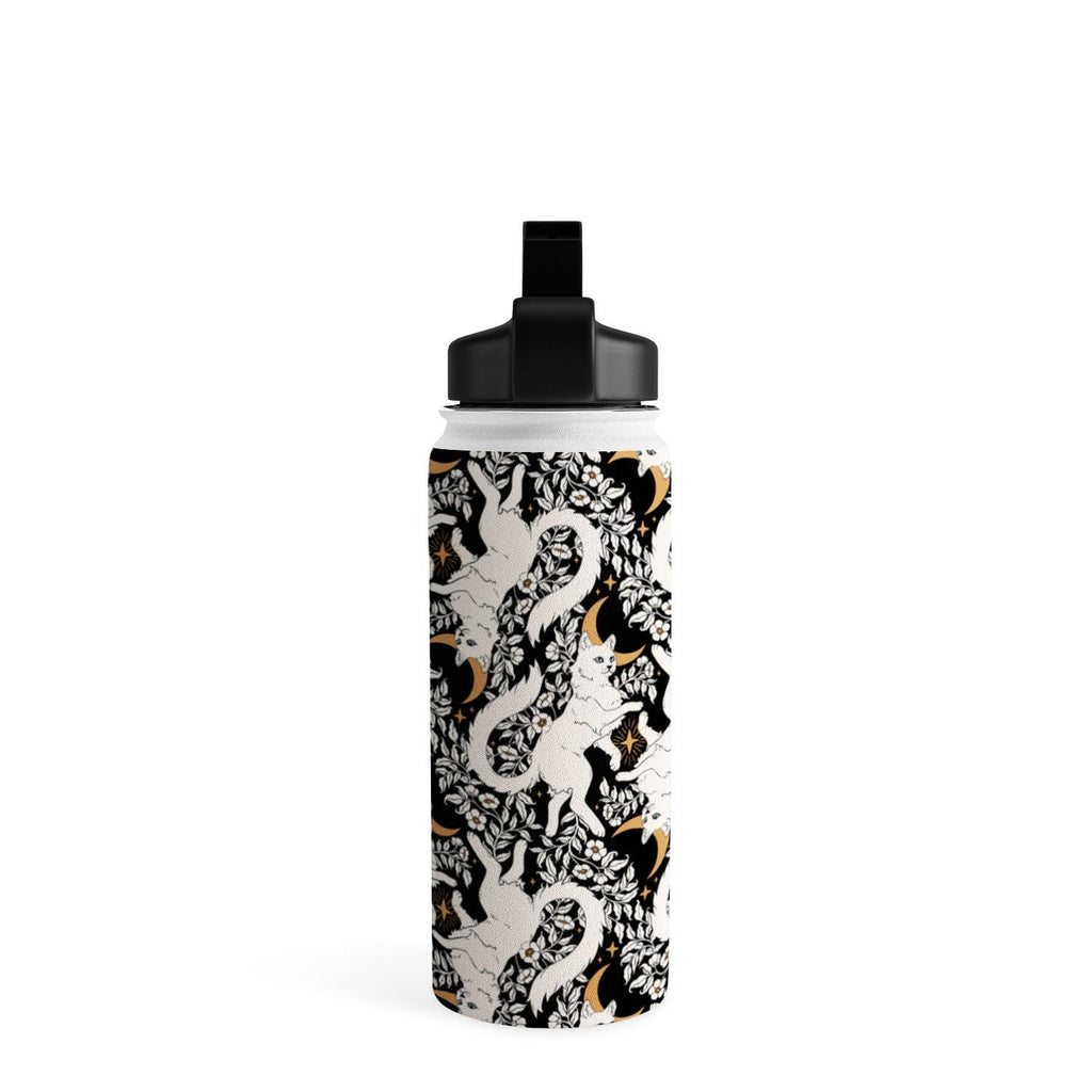 Avenie Celestial Cats Gold Water Bottle