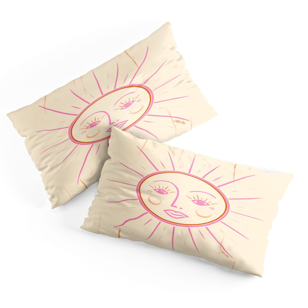 Little Om Celestial Sun cream Pillow Shams