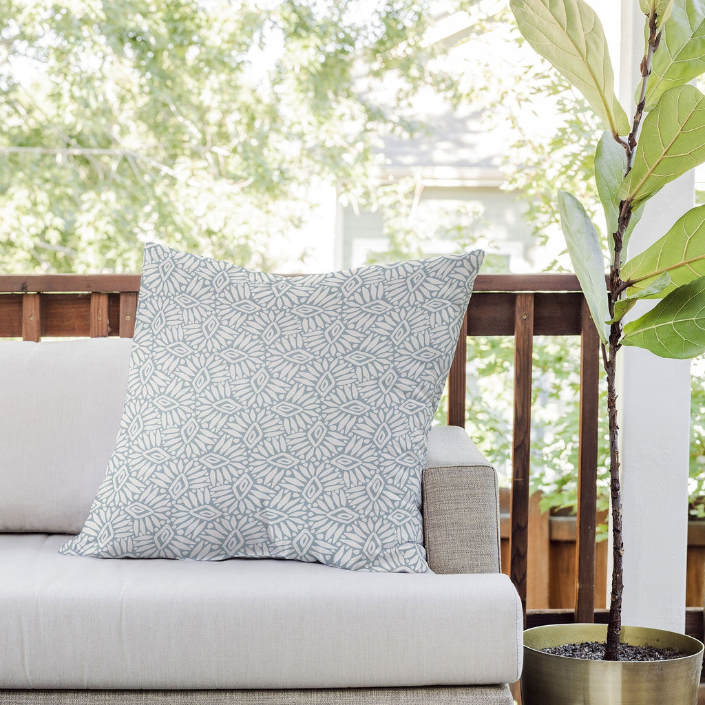 CoastL Studio Palm Ogee Outdoor Throw Pillow