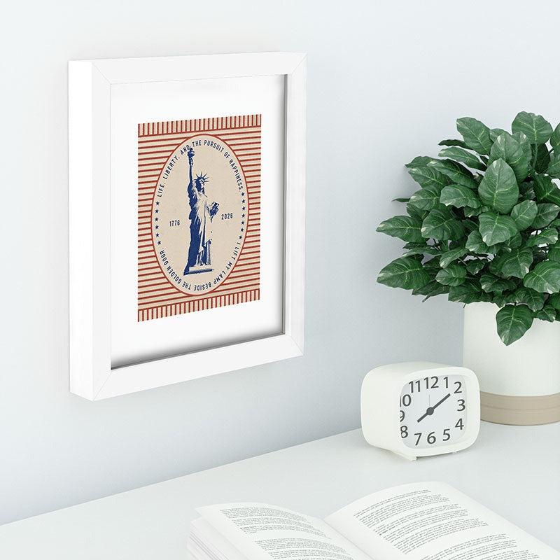 DENY Designs Life Liberty Recessed Framing Rectangle