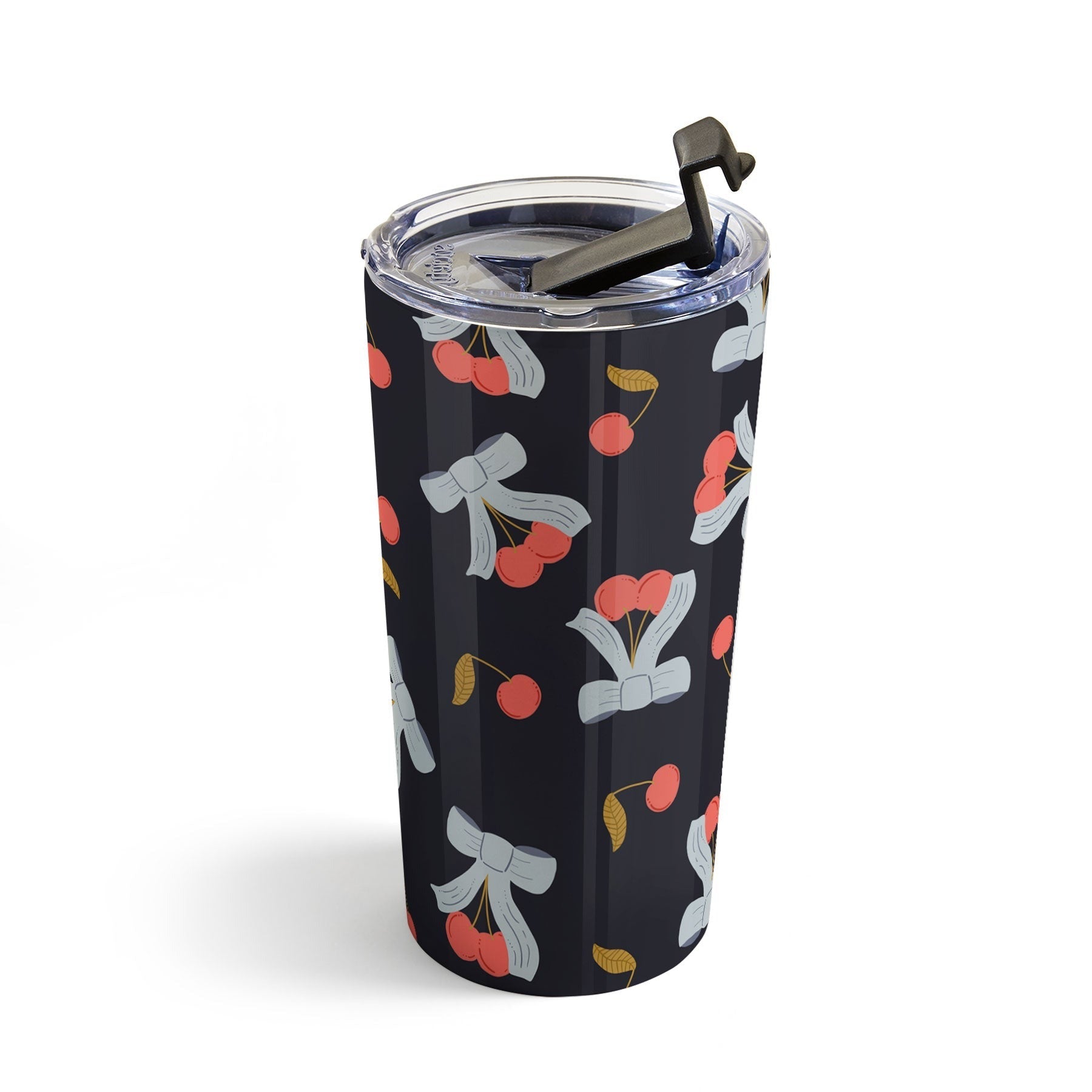 Jennifer Labre Cherries and Bows Travel Mug