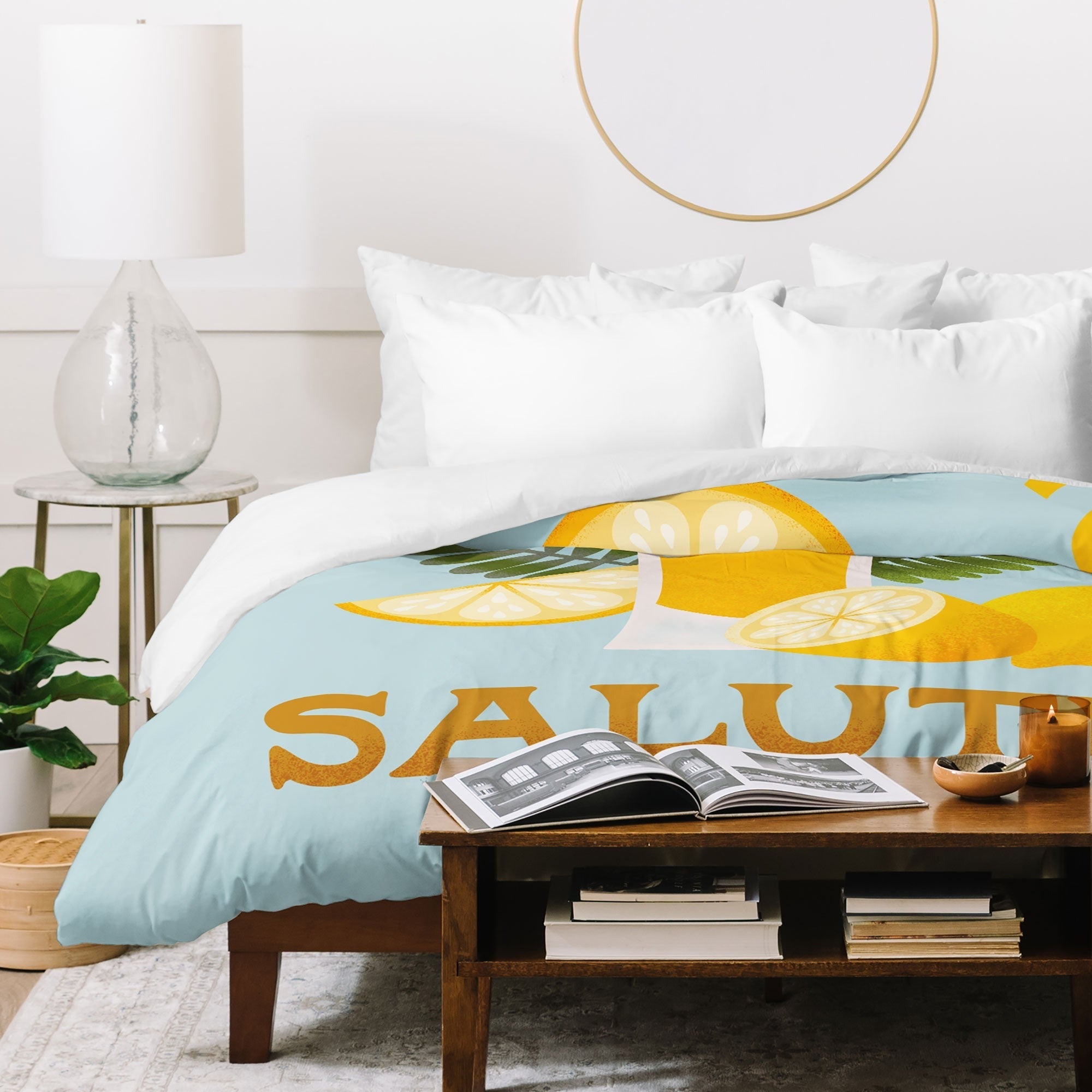 Jessica Molina Limoncello Cocktail Duvet Cover