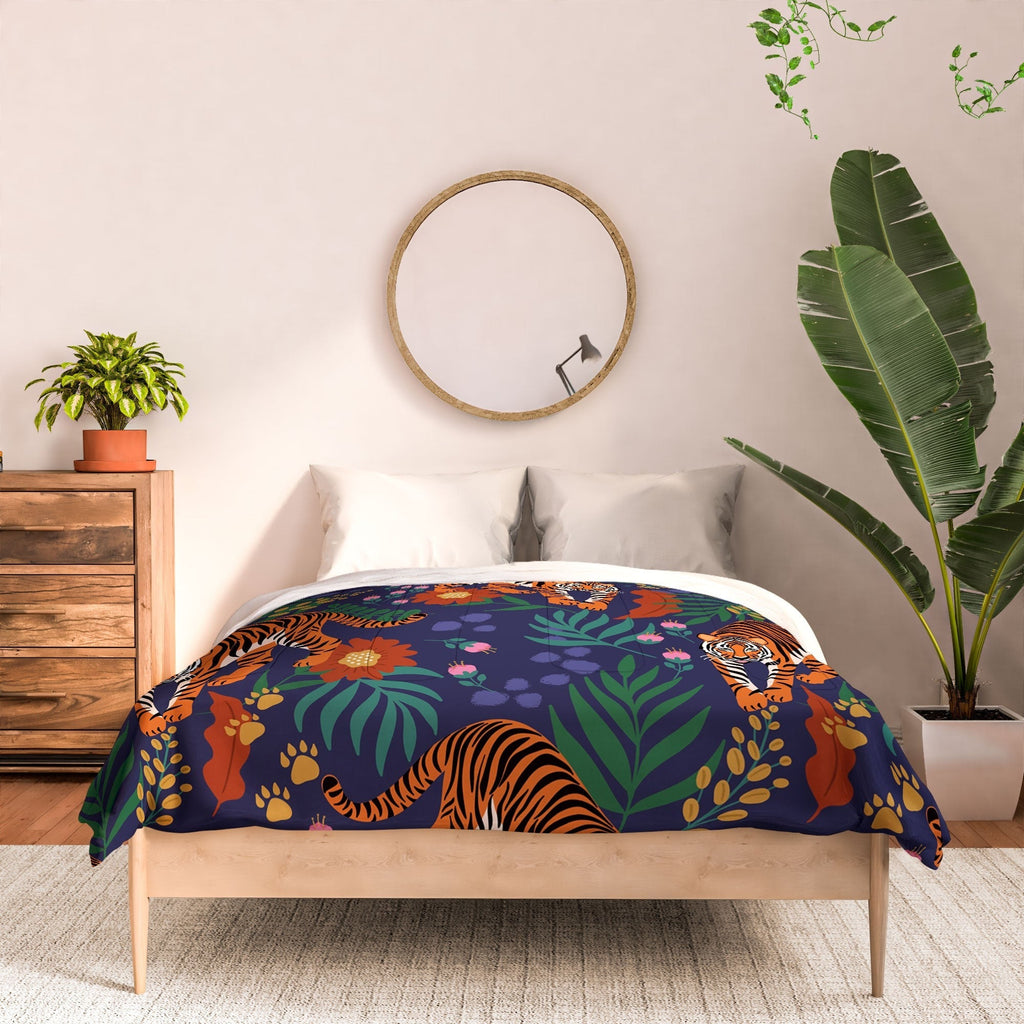 Design by Spark Tiger of the Glorious Jungle Comforter