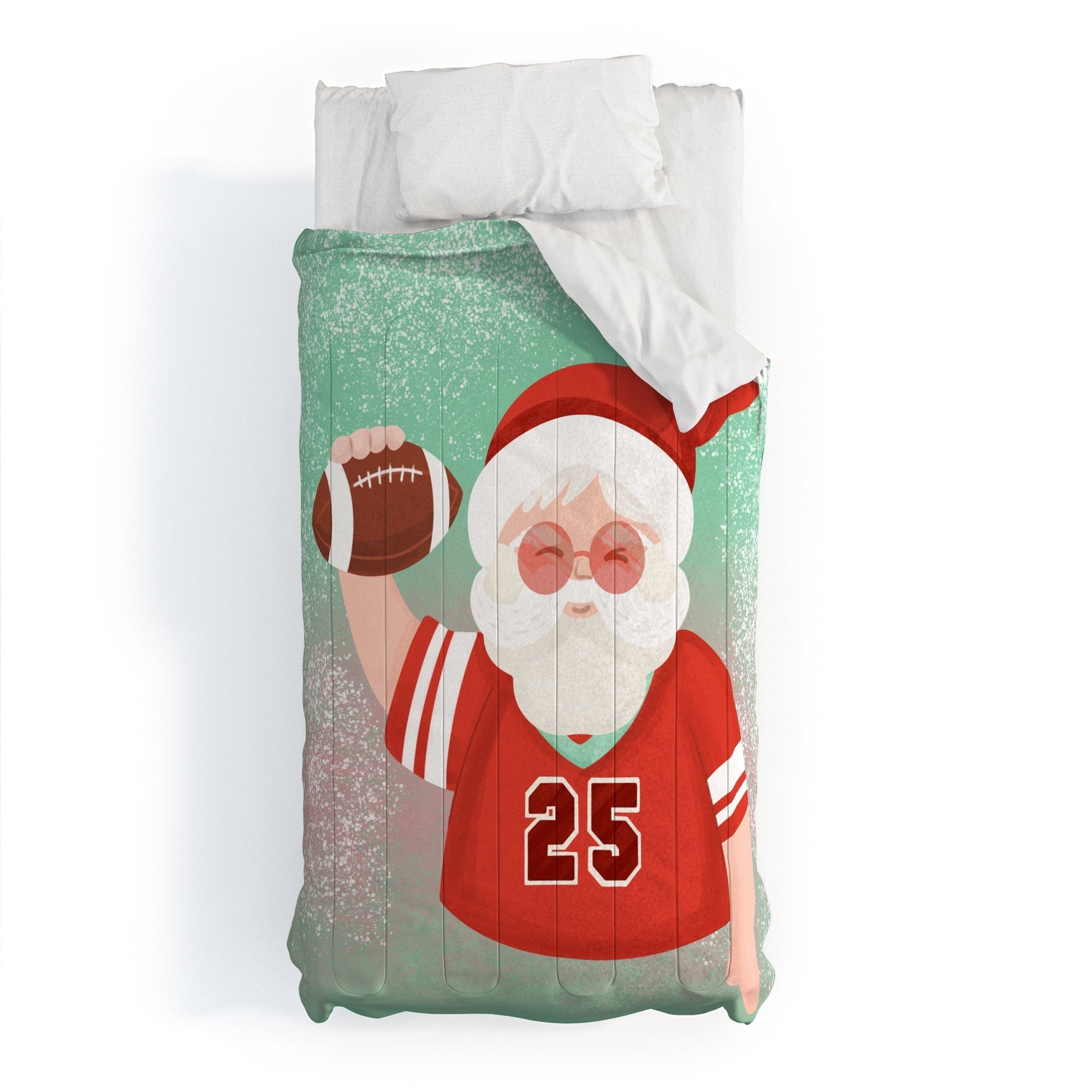 Design by Spark Sporty Football Santa Comforter