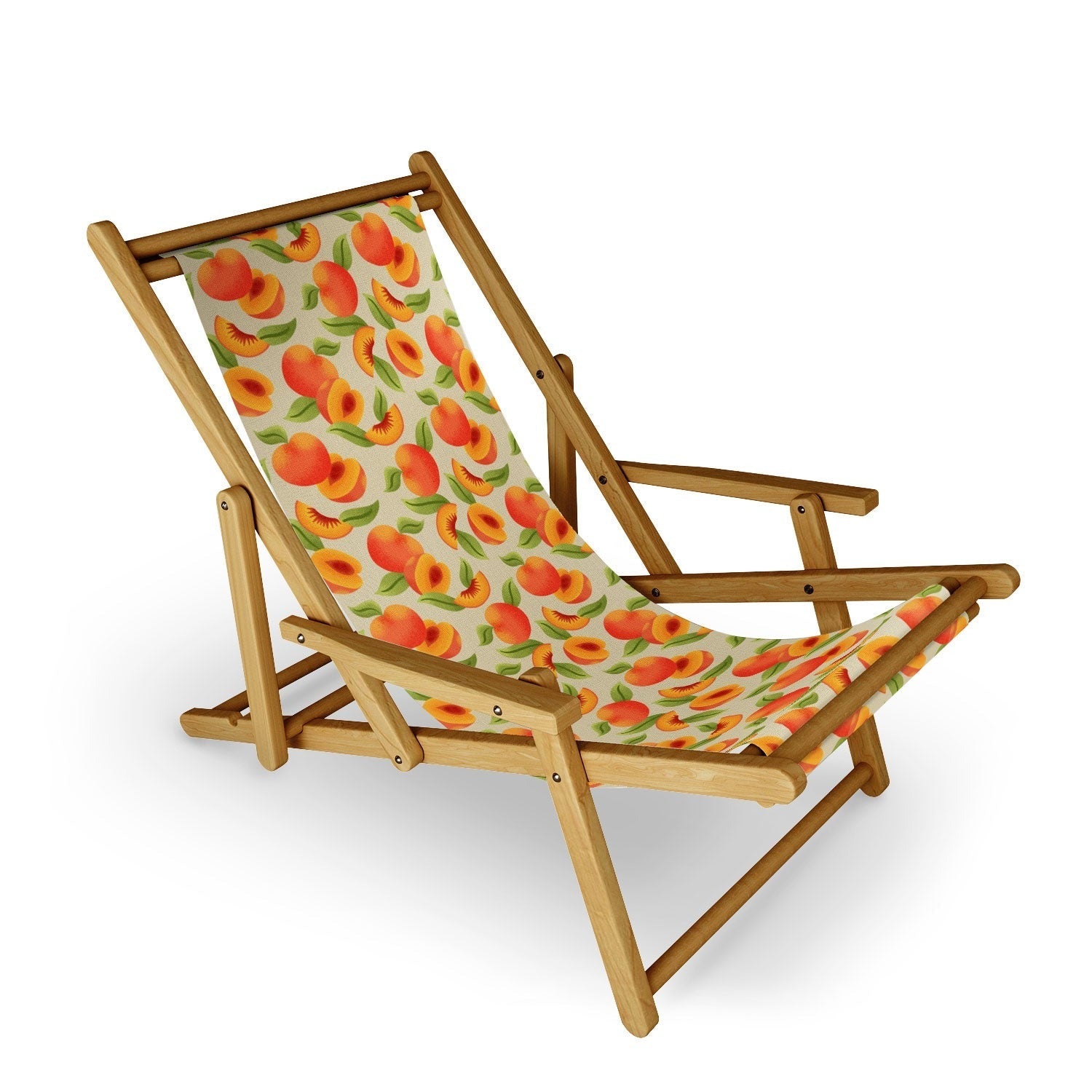 Jessica Molina Peach Pattern Sling Chair