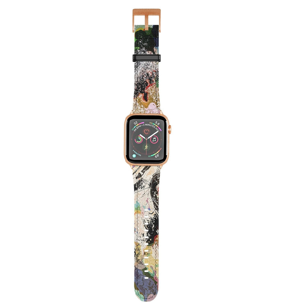 83 Oranges Echoes Beneath the Surface Apple Watch Band