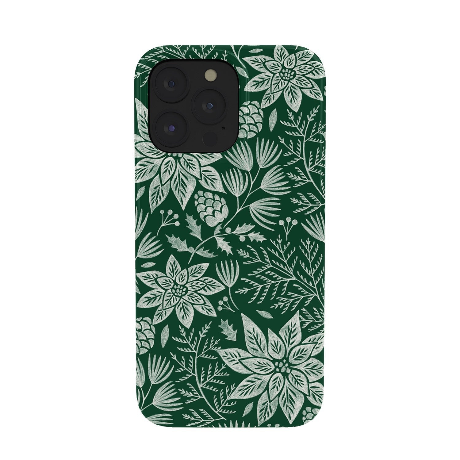 Pimlada Phuapradit Christmas Poinsettia Phone Case