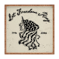 DENY Designs Let Freedom Ring Block Square Tray