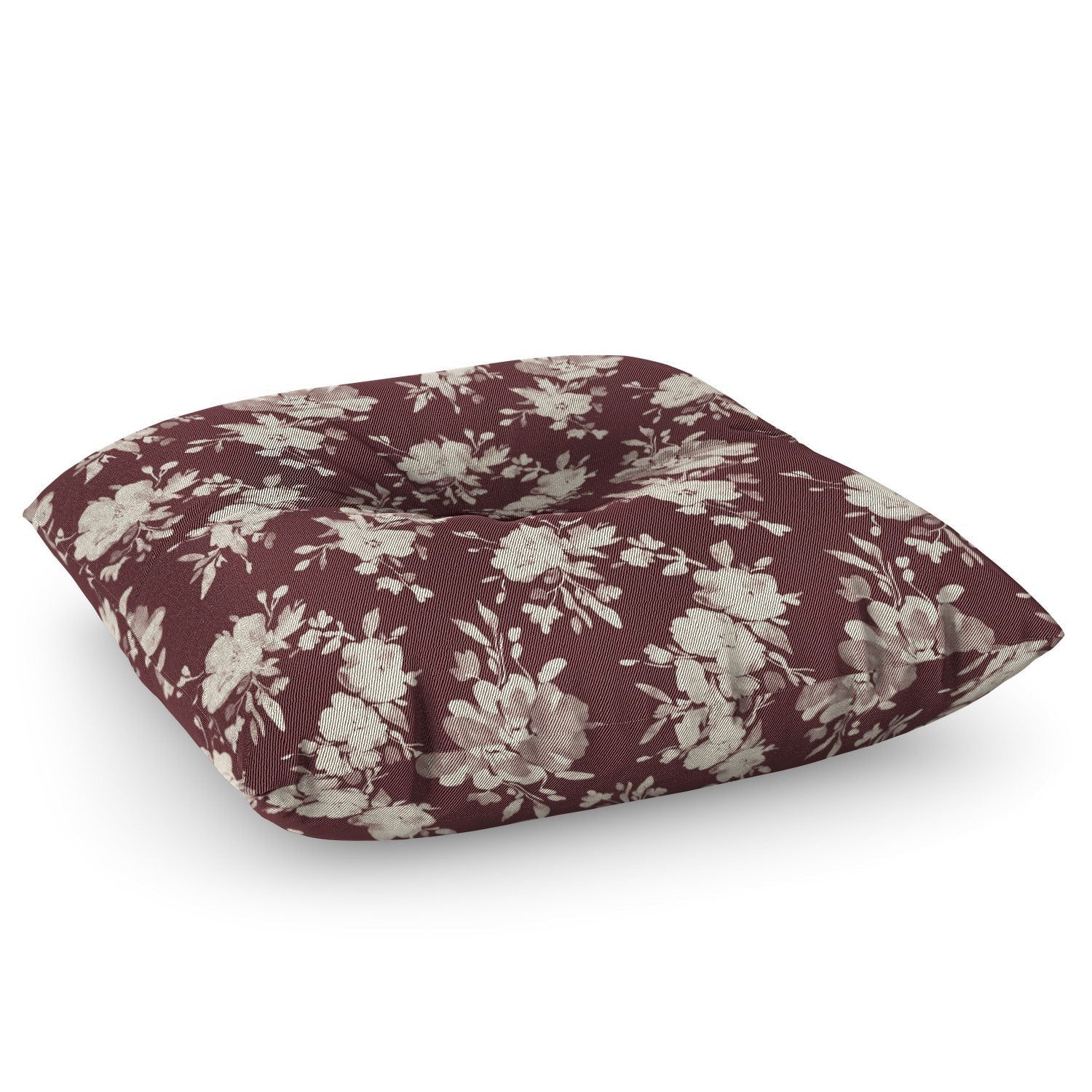 Marta Barragan Camarasa Antique Petal Romance Floor Pillow Square