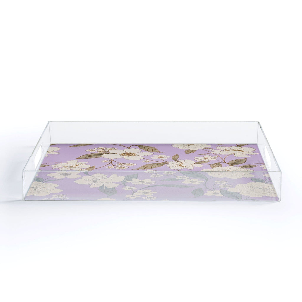 Gabriela Fuente Roberta lilac Acrylic Tray