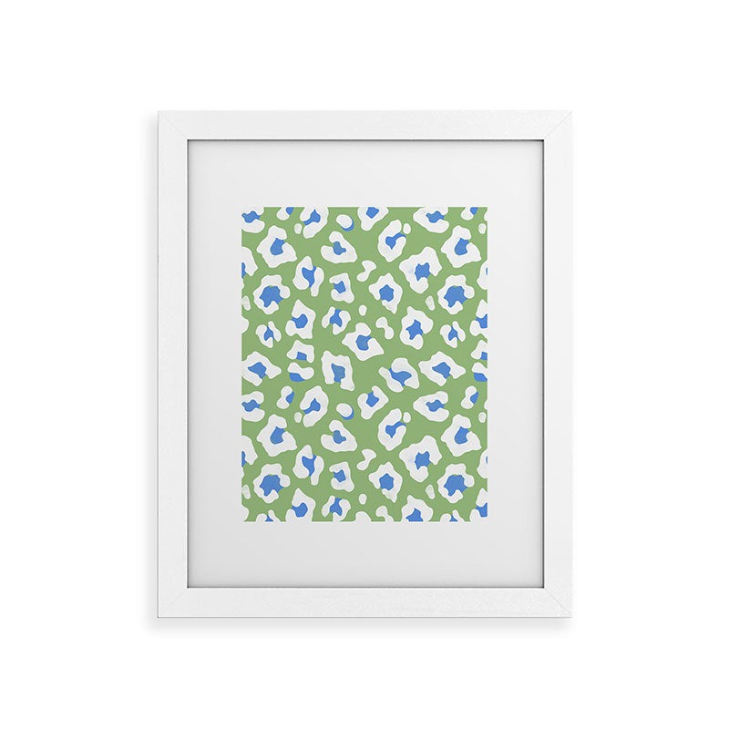 Avenie BR Cheetah Print Framed Art Print