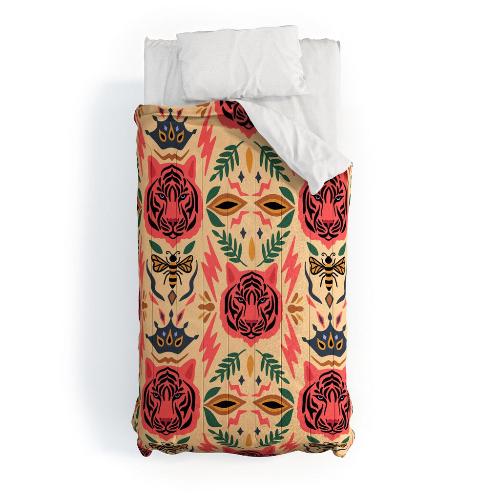 Design by Spark Tigress Queen Bee Comforter