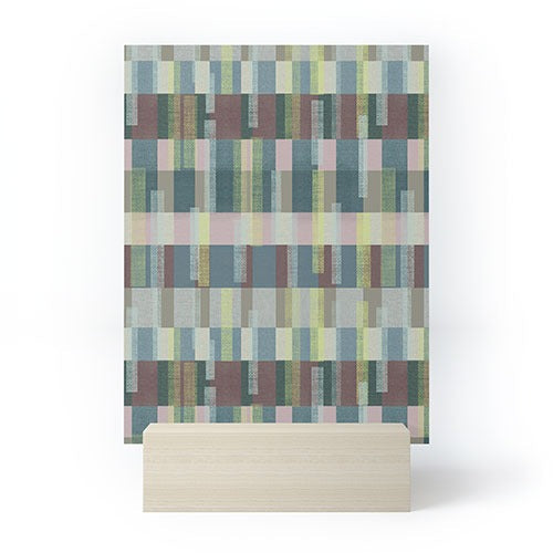 Marta Barragan Camarasa Dynamic Linear Blocks Mini Art Print