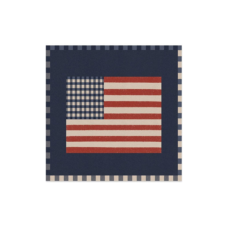 DENY Designs Gingham Flag Art Print