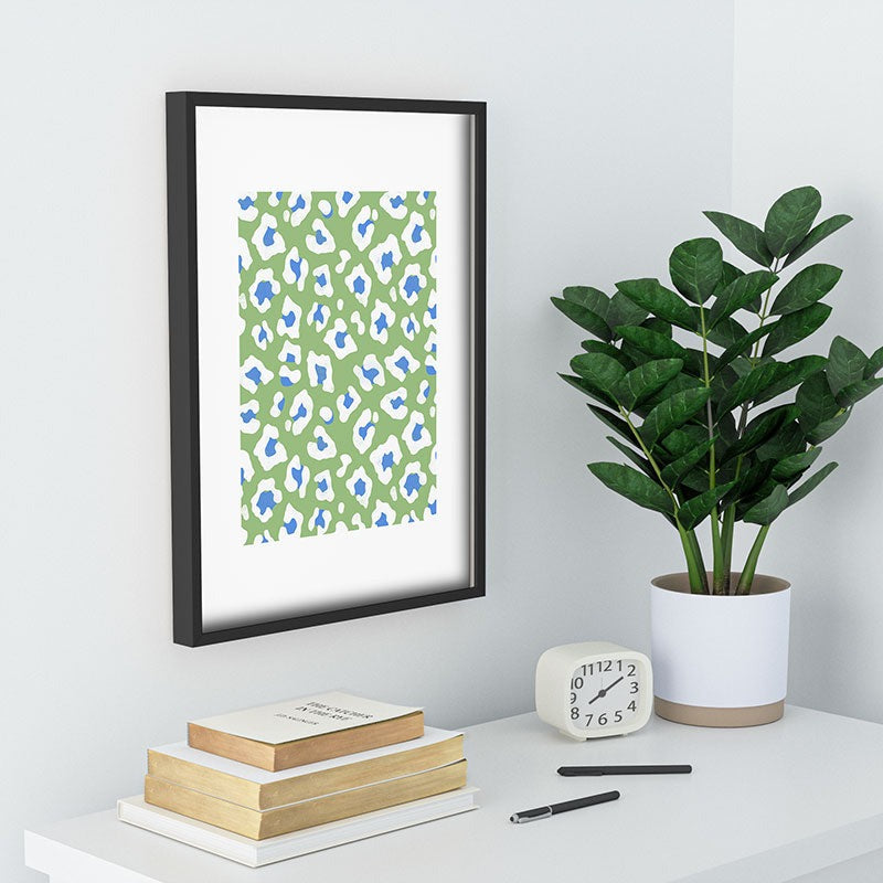 Avenie BR Cheetah Print Recessed Framing Rectangle