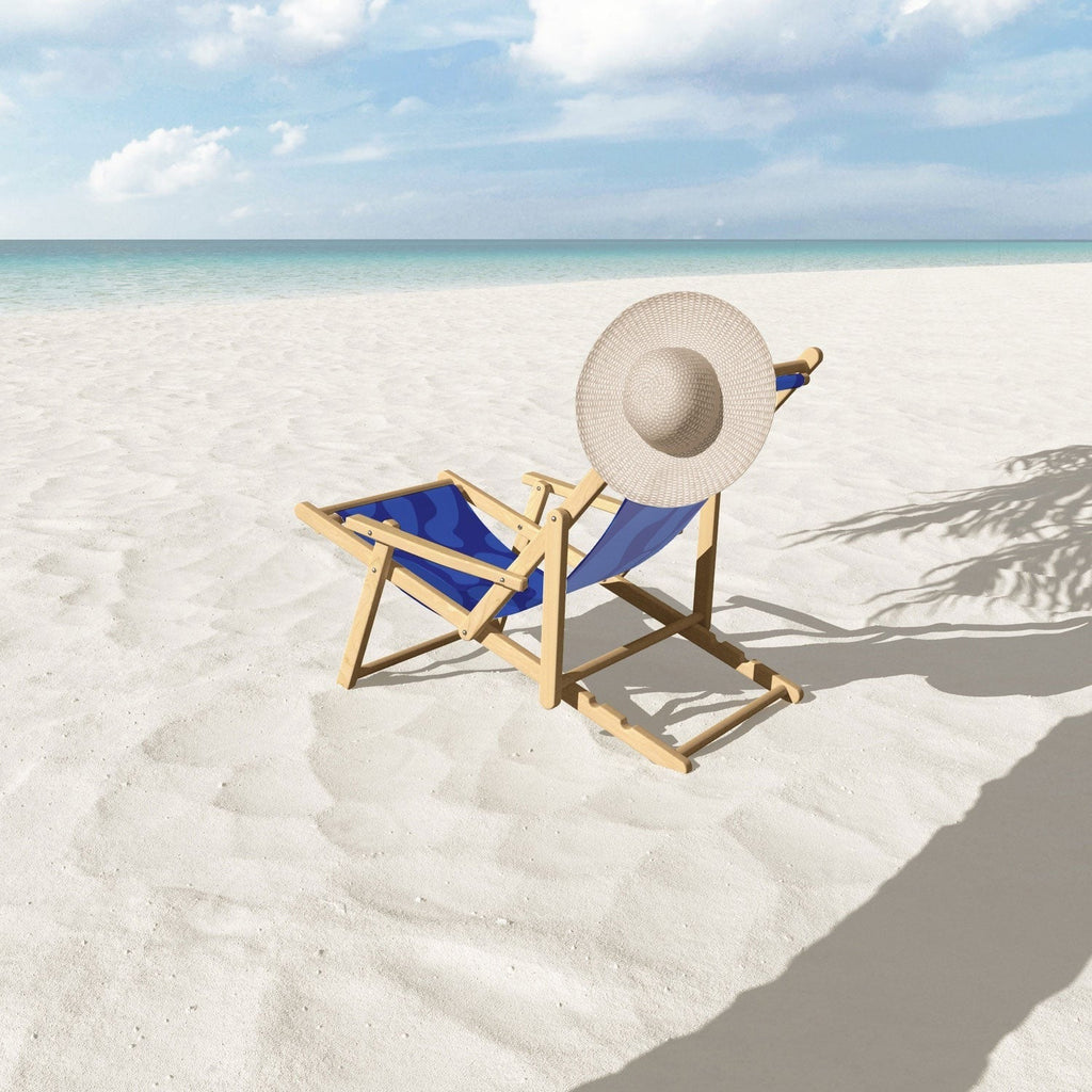 Camilla Foss Blue Pebble Sling Chair